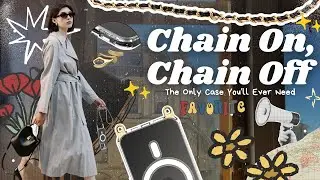 Chain On, Chain Off ✨ MagSafe Clear Case with Removable Crossbody Strap | APORIA