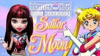 I MADE A STUNNING SAILOR MOON DOLL / Monster High Doll Repaint by Poppen Atelier