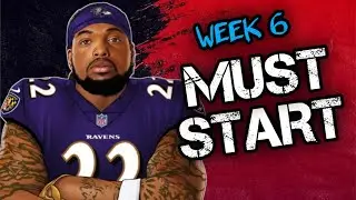 Week 6 Fantasy Football: Your Essential Starts & Sits Guide for EVERY GAME!!!