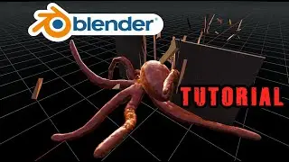 How to Simulate Octopus with Physics (Blender RbdLab addon)