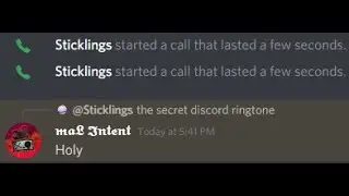 Secret discord incoming call sound