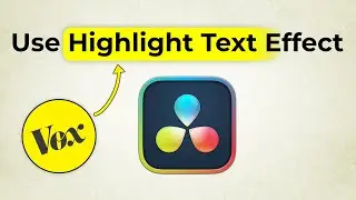 Text Highlight Effect Like Vox in Davinci Resolve -(FAST & Easy)