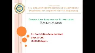 Design And Analysis of Algorithms-Backtracking_1