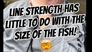 Line strength has little to do with the size of the fish!