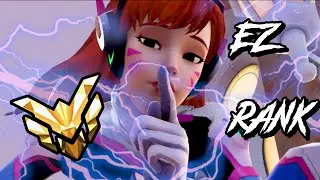 😈DESTROZO UN ATAQUE con DVA (34-0) y SE QUEDAN AFK😈 - Ade Overwatch