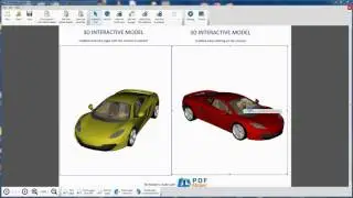 3D PDF Maker for AutoCAD Tutorial 6.  Define 3D Model activation in PDF