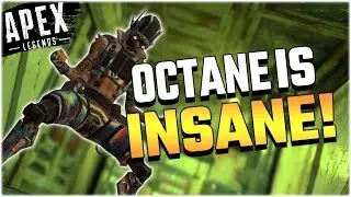 NEW HERO OCTANE IS INSANE!! - Winning a SOLO match with Octane! (Apex Legends PS4)