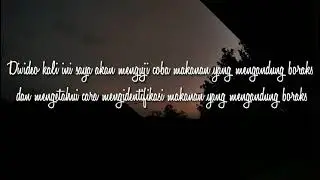Praktikum IPA - Uji Coba Boraks Pada Makanan