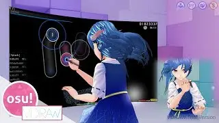 Some osu! gameplay with VDRAW