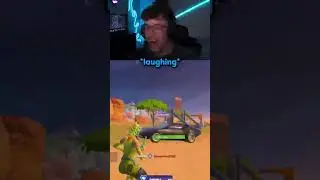 HIJACKED his car in Fortnite! #shorts