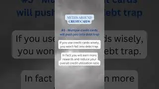 Myths around Credit Cards #shorts