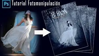 Tutorial Photoshop - Foto Manipulación - El Hada, póster de una novela