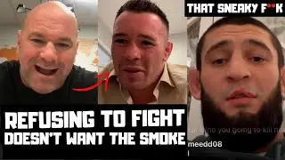 Dana White and Khamzat Chimaev GO OFF on Colby Covington after He REFUSES to Fight!