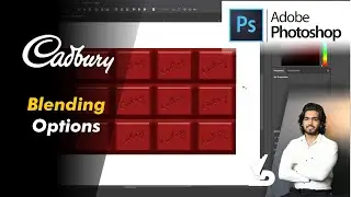 Adobe Photoshop | Create Cadbury using Blending Option