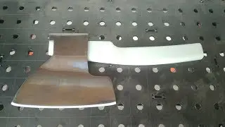 Заточил разделочный топор ( видео из instagram )