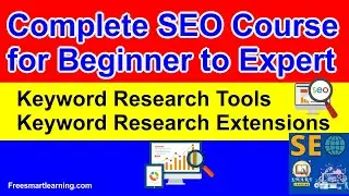 Best Keyword Research Tools | Complete SEO Course for Beginner to Expert