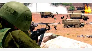 Arma 3. ССО РФ не оставили шанса террористам в Сирии. Диверсанты США. РФ против США. Solid Games
