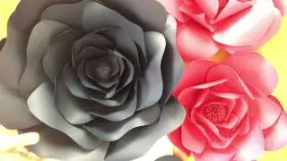 Basic Paper Flower Tutorial also includes instructions for Paula paper flower kit