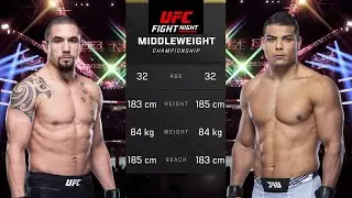 Robert Whittaker vs Paulo Costa Full Fight - UFC 298 Fight Of The Night