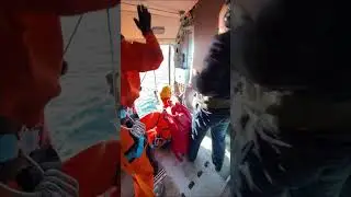 Эвакуация моряка. Баренцево море. Ненецкий АО. Нарьян-Мар. 09.09.2023