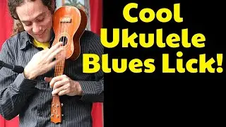 Blues soloing on the Ukulele!  Easy Ending Lick and Harmonics in C