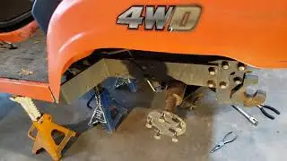 Kubota BX Dismantle to Remove the HST, to repair Differential Lock Failure  See my other videos too.