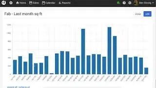 Easededge: Reporting on calendar events, square footage and dollar total