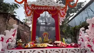 Sarasawati Pujo 🙏🤎|| Sayan Creation🥰@SVFsocial