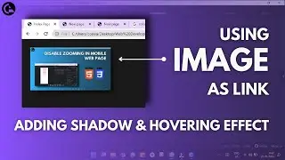 Using Image as Link | anchor tag HTML | hover, shadow effect CSS | Web Development | codeayan