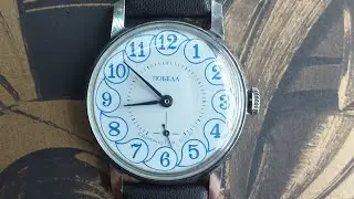 Часы победа,циферблат в виде капель.