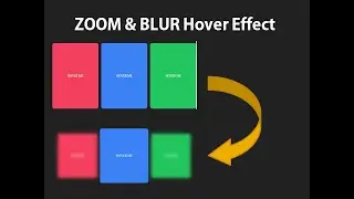 How to Create Cards with Blur Effect using HTML & CSS 2023 | CSS Effects Cards