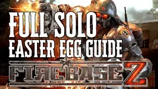 FIREBASE Z FULL SOLO EASTER EGG GUIDE Cold War Zombies EE Tutorial