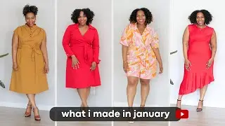 what I made in january | sewing | learn to sew
