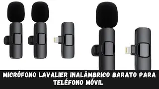 Micrófono Lavalier Inalámbrico barato para Teléfono Móvil 2024