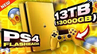 ✅PS4 DE 13TB FLASHEADA !!! (13000GB) -SOLO EN ARAUJUEGOS!!!😨😱✅