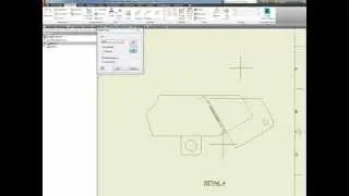 INVENTOR ALIGNED DIM - METHOD 1 BY ROTATING A DETAIL VIEW
