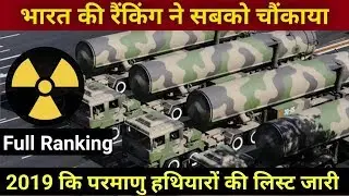 किसके पास कितने परमाणु हथियार जानिए 2019 Report , Stockholm International Peace Research Institute