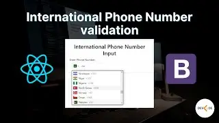 Phone Number Validation in React With a Country Flag Dropdown