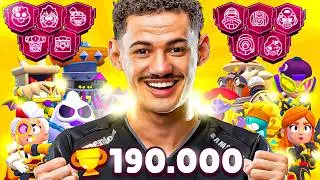 I got Prestige 2 in 10 Brawlers, climbing to 300,000 trophies! Episode 9 190k!
