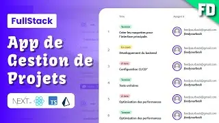 Créer une application fullstack de gestion de projets avec Next.js, Prisma, Tailwind CSS et Clerk