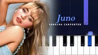 Sabrina Carpenter - Juno  | Piano Tutorial