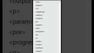 HTML Objects ||html object tag || html tag | html all tags |