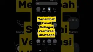 Email Sebagai Verifikasi Whatsapp #whatsapp #shorts