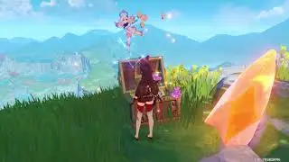 Genshin Impact Incomplete writing Geo puzzle  (watch each direction)