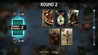 Gwent Unbeatable Nilfgaard deck gets countered by Skellige Shupe deck