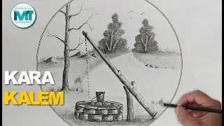 ÇOK KOLAY KARAKALEM MANZARA ÇALIŞMASI - MEHMET TURHAN