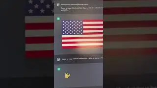 Using ChatGPT To Render The American Flag and Cat GIFs