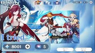 Trying to get Rosaria | Genshin Impact Gacha