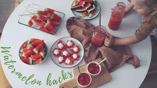 WATERMELON HACKS ● How to cut and serve a watermelon