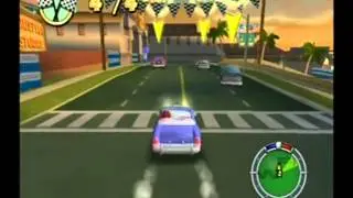 Simpsons Hit & Run Walkthrough: Level 3 - Race 3: Checkpoint Race